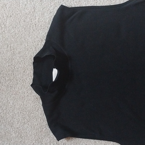 Chico's black sleeveless mock turtleneck - Picture 3 of 3